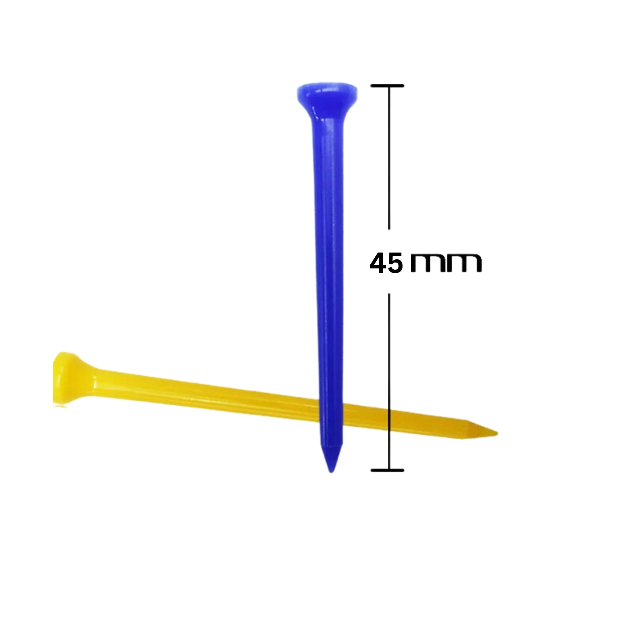 Golfedge Unbreakable Plastic 45mm Golf Tees