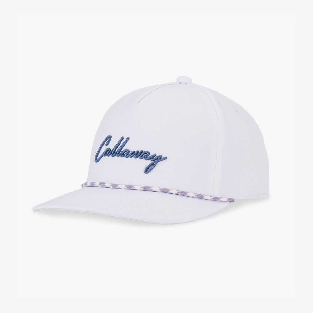 Callaway Men's Birdie Putt Rope Golf Cap - White/Slate Blue