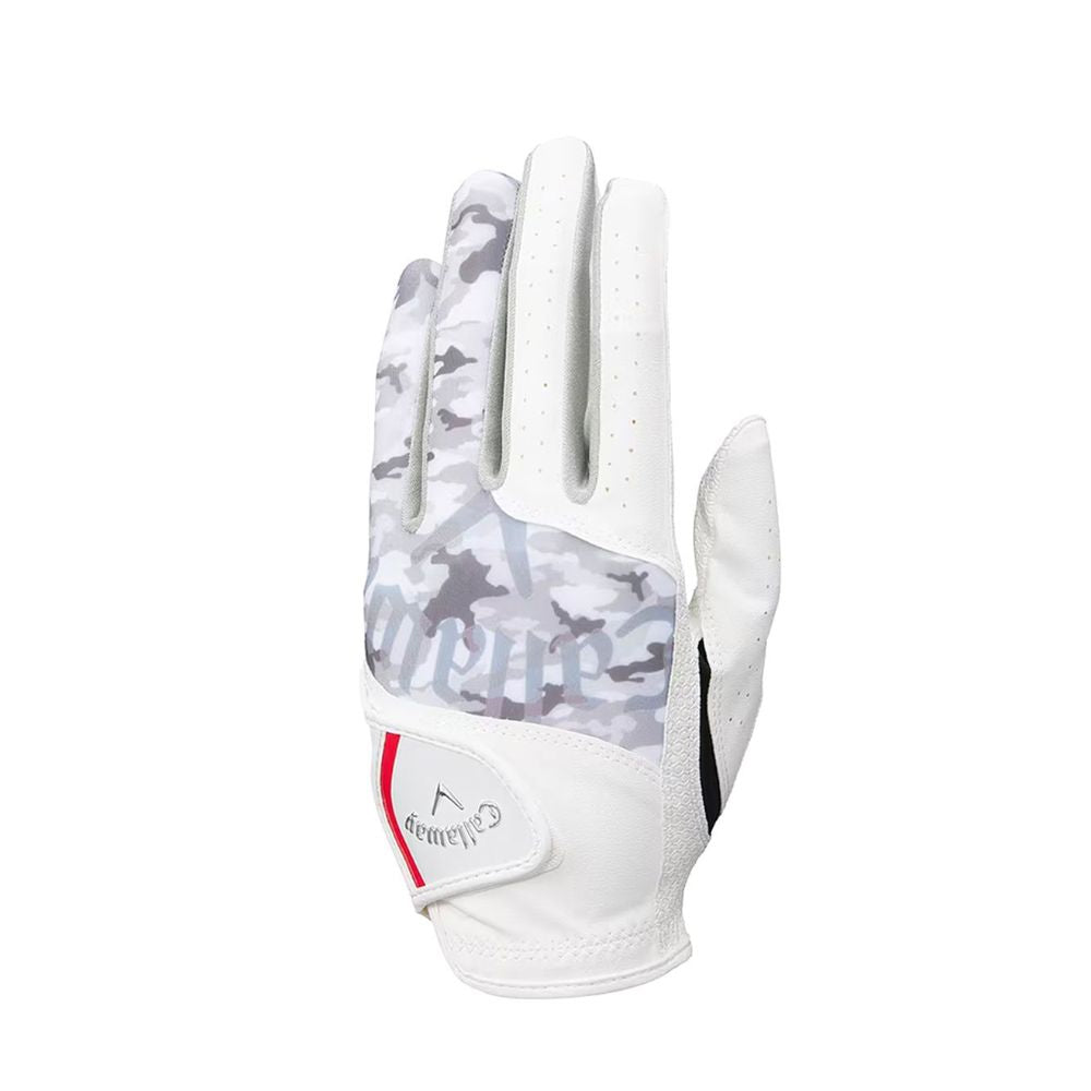 Callaway Men's Graphic Golf Gloves - White/Grey