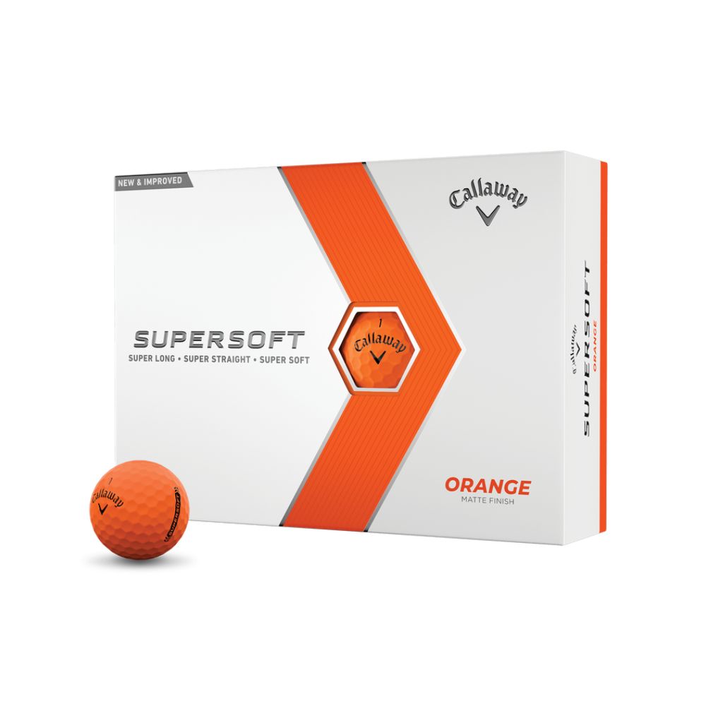 Callaway Super Soft Golf Balls - Orange