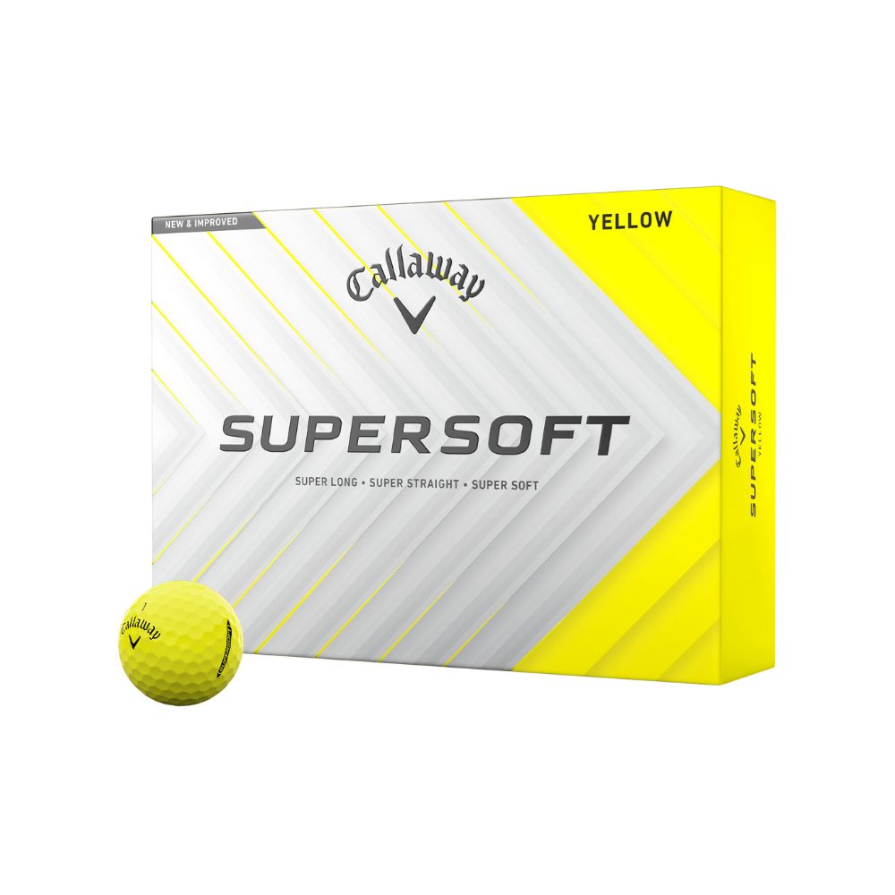 Callaway Super Soft Golf Balls - Yellow
