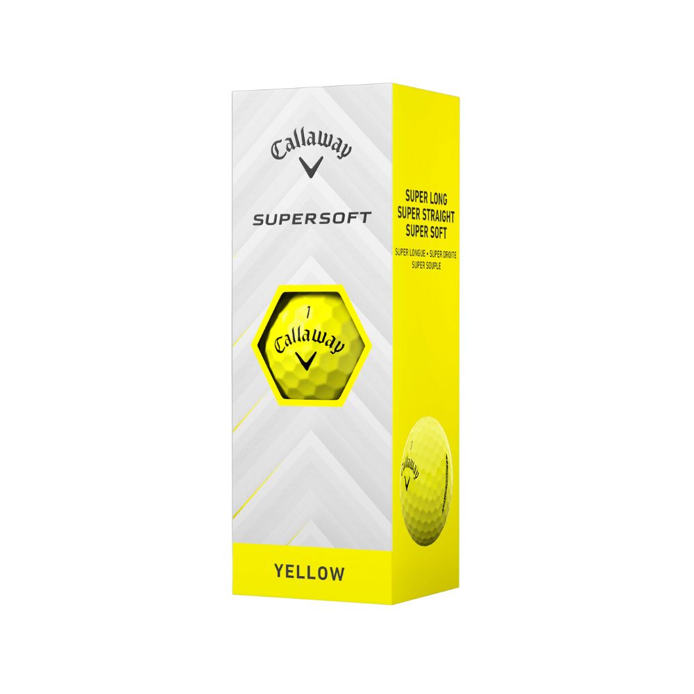 Callaway Super Soft Golf Balls - Yellow
