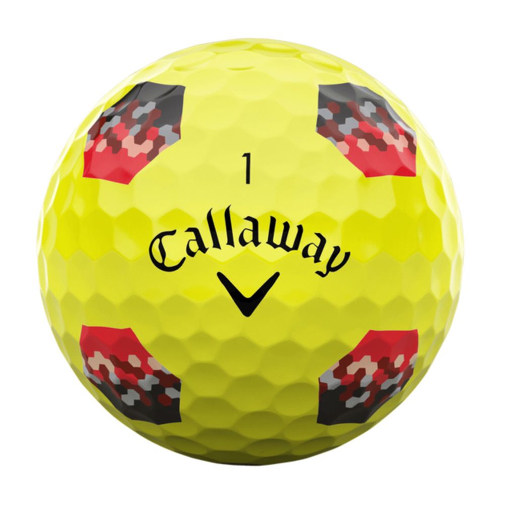 Callaway Chrome Soft TruTrack Golf Balls - Yellow