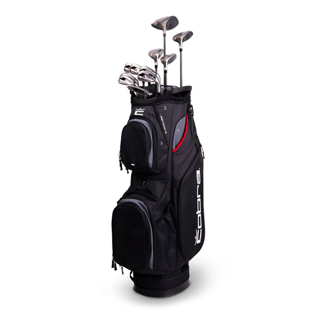 Cobra Men's Air X2 Graphite Package Set - (11 Clubs + Bag)