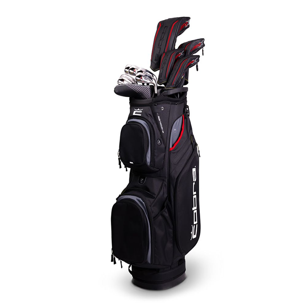 Cobra Men's Air X2 Graphite Package Set - (11 Clubs + Bag)