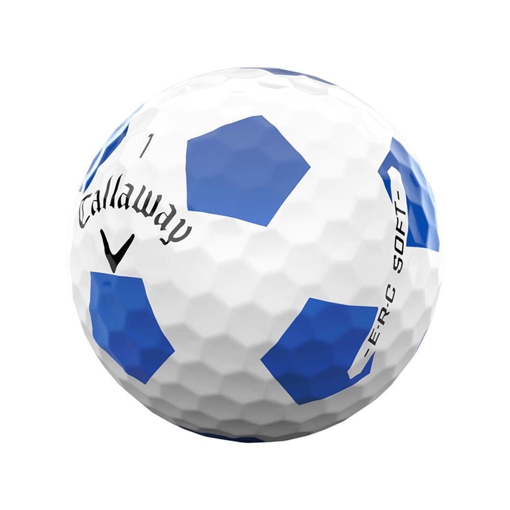 Callaway ERC Soft Truvis Golf Balls - White/Blue