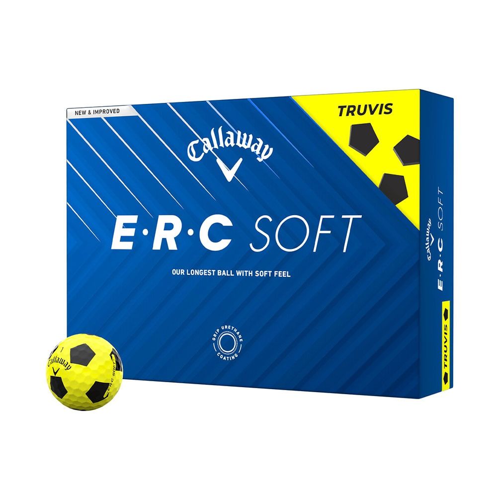 Callaway ERC Soft Truvis Golf Balls - Yellow/Black