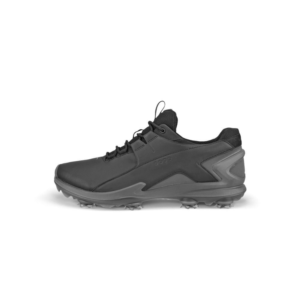 ECCO Men's Biom Tour Spiked Golf Shoes - Black