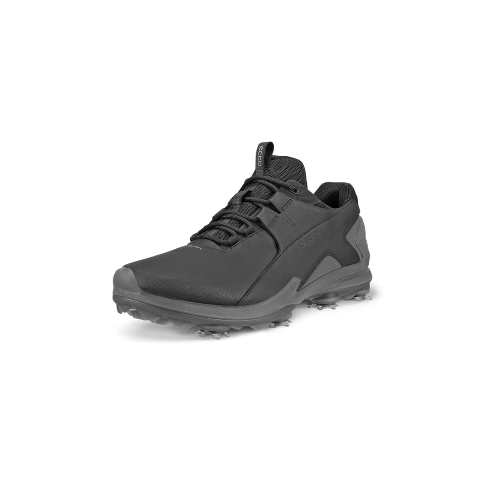 ECCO Men's Biom Tour Spiked Golf Shoes - Black