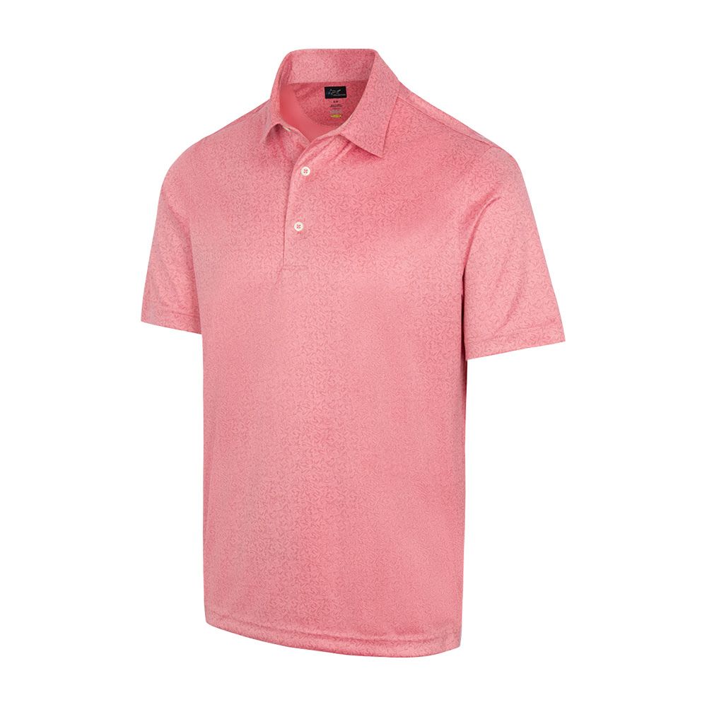 Greg Norman Men's Boomerang Polo - Harbor Coral