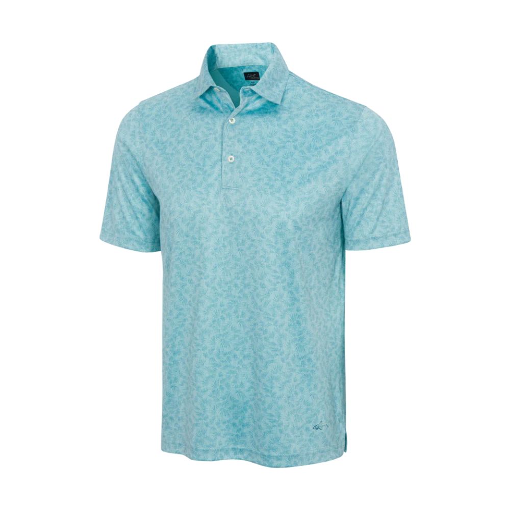 Greg Norman Classic K425 Golf Polo - Aqua Wave
