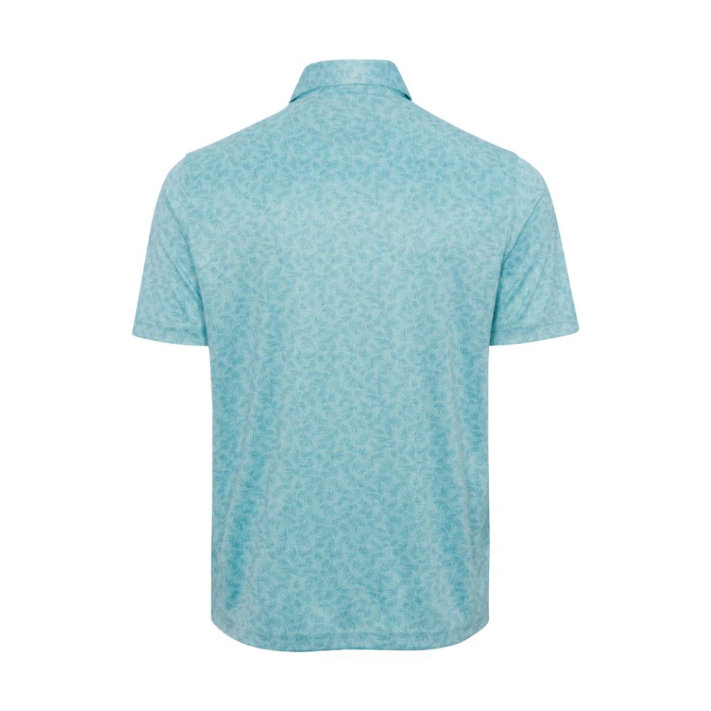 Greg Norman Classic K425 Golf Polo - Aqua Wave