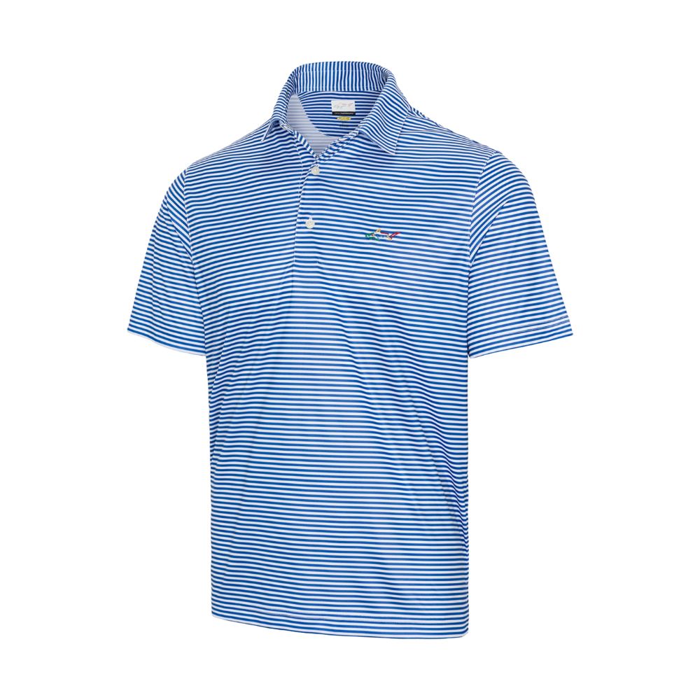 Greg Norman Classic Bar Stripe Polo - Martime