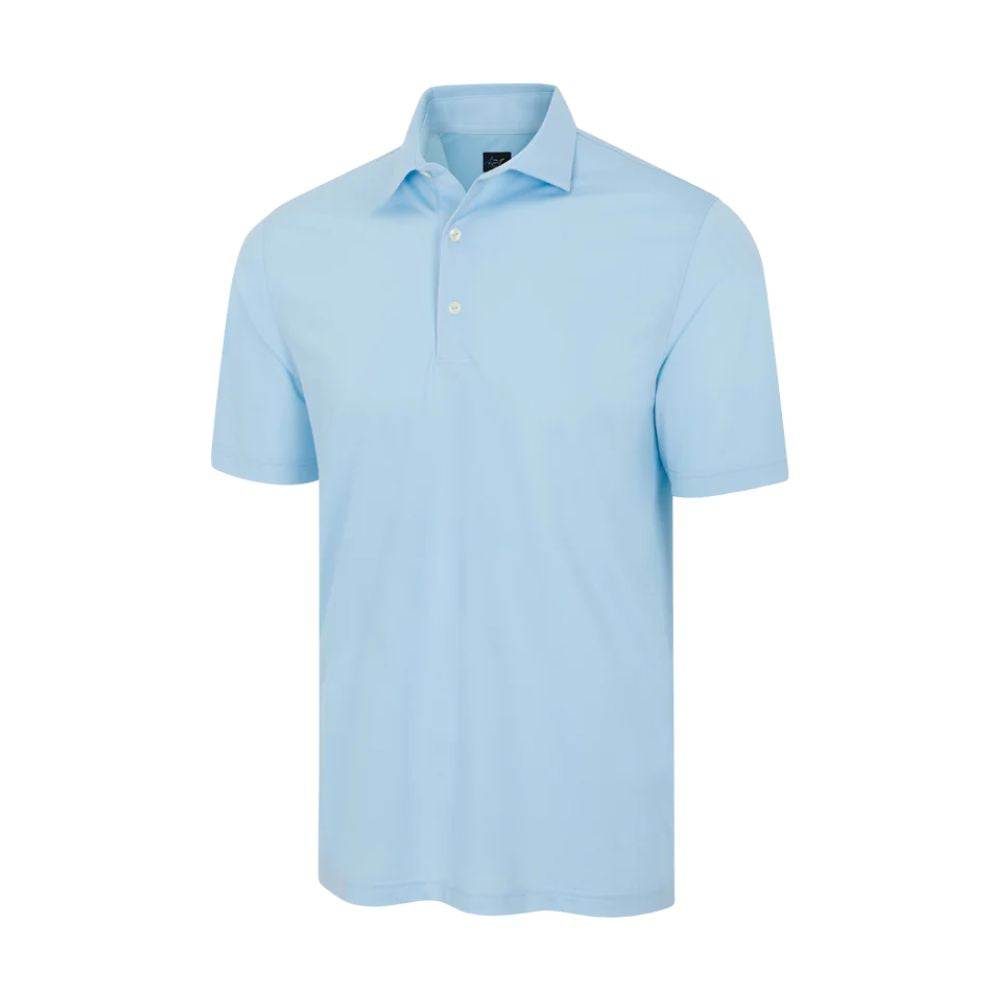 Greg Norman Freedom Micro Pique Polo - Cloud