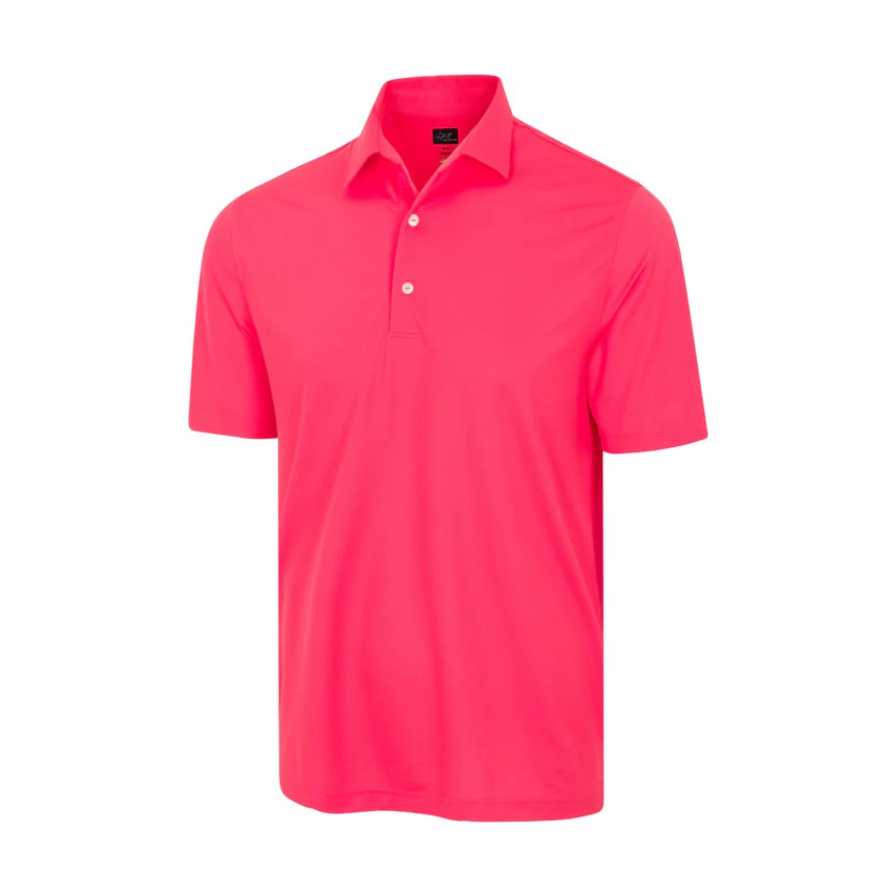 Greg Norman Freedom Micro Pique Polo - Coral Cove