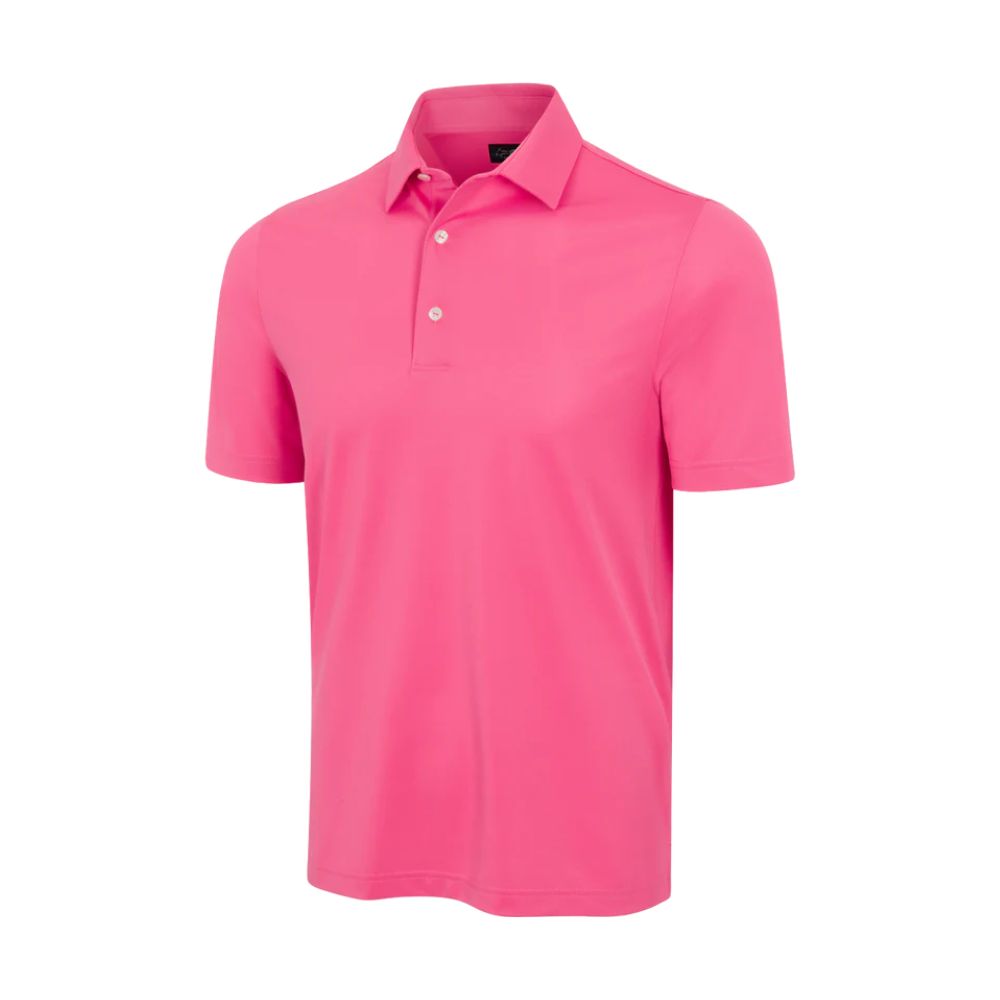 Greg Norman Freedom Micro Pique Polo - Pink