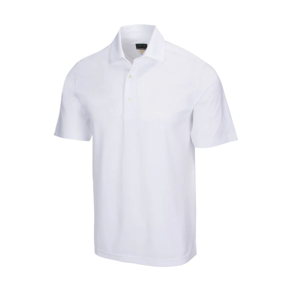 Greg Norman Freedom Micro Pique Polo - White