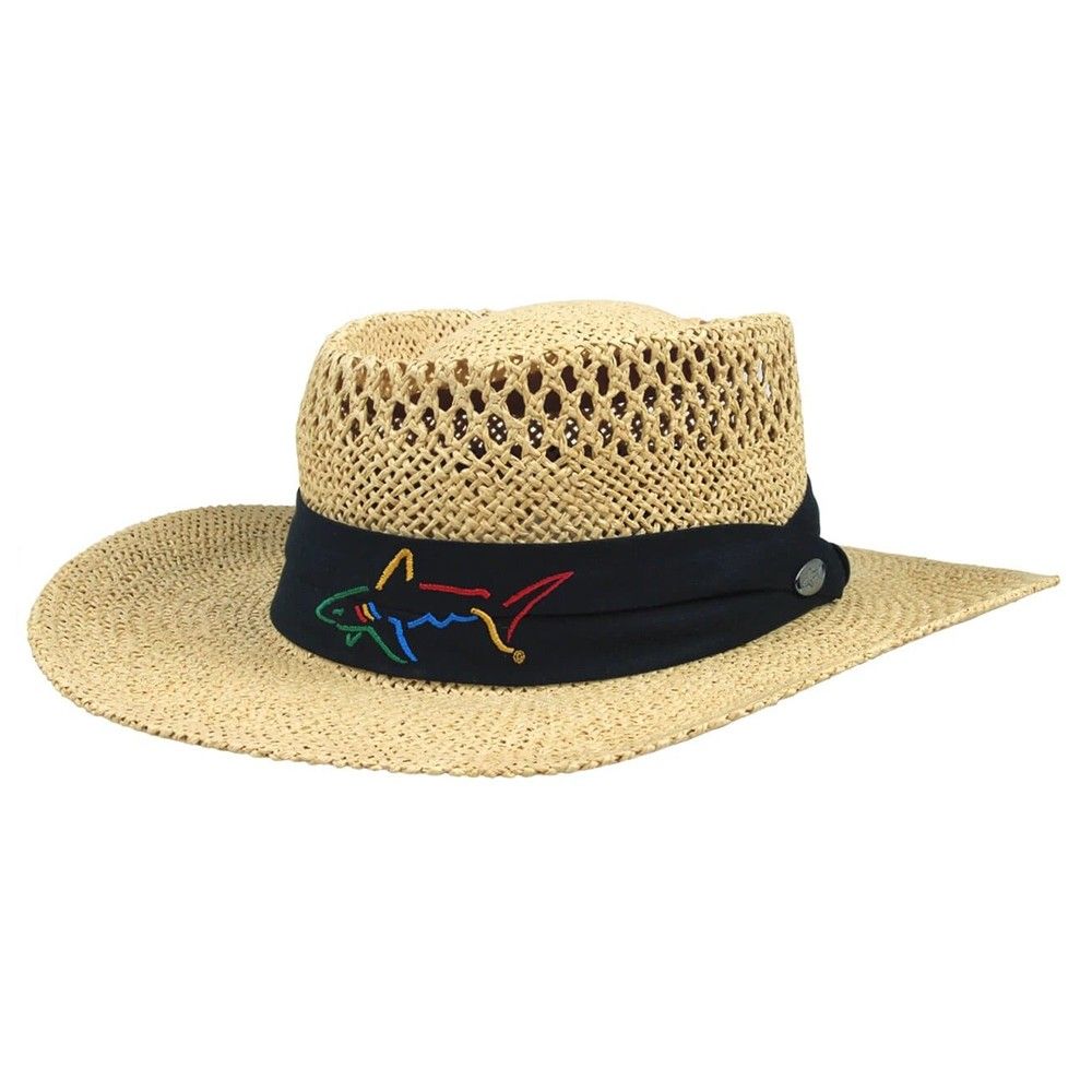 Greg Norman Men's Signature Straw Hat - Natural