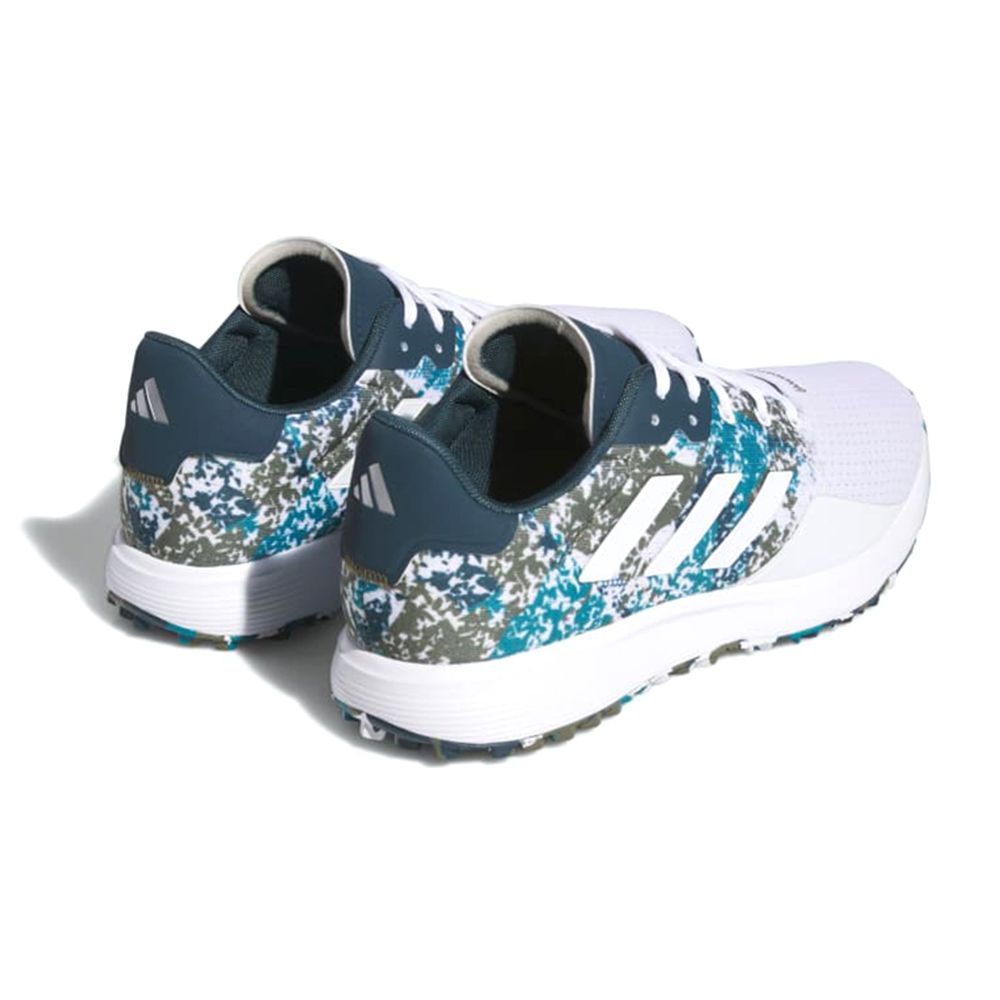 Adidas Men's S2G Spikeless Golf Shoes - Cloud White/Matte Silver/Arctic Night
