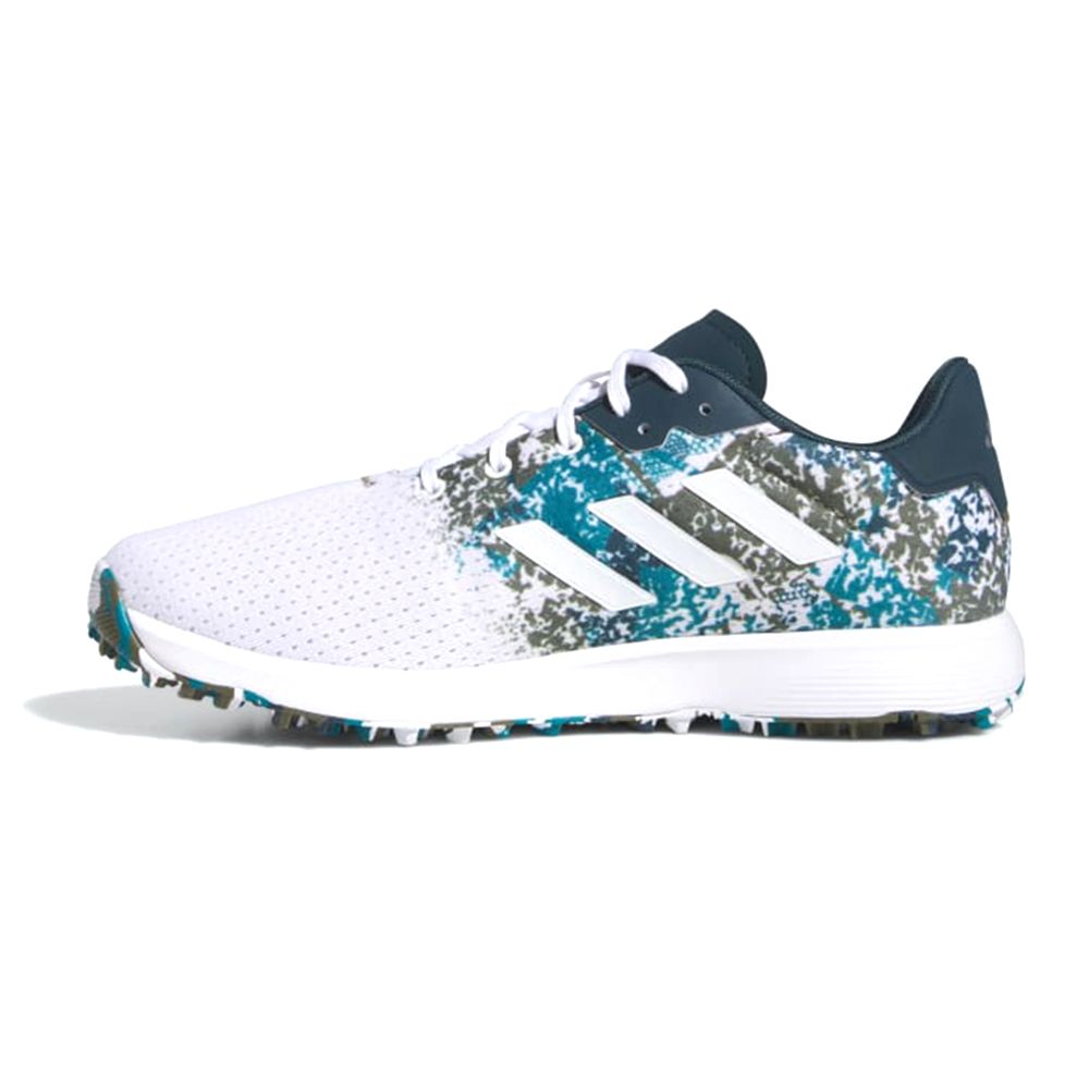 Adidas Men's S2G Spikeless Golf Shoes - Cloud White/Matte Silver/Arctic Night
