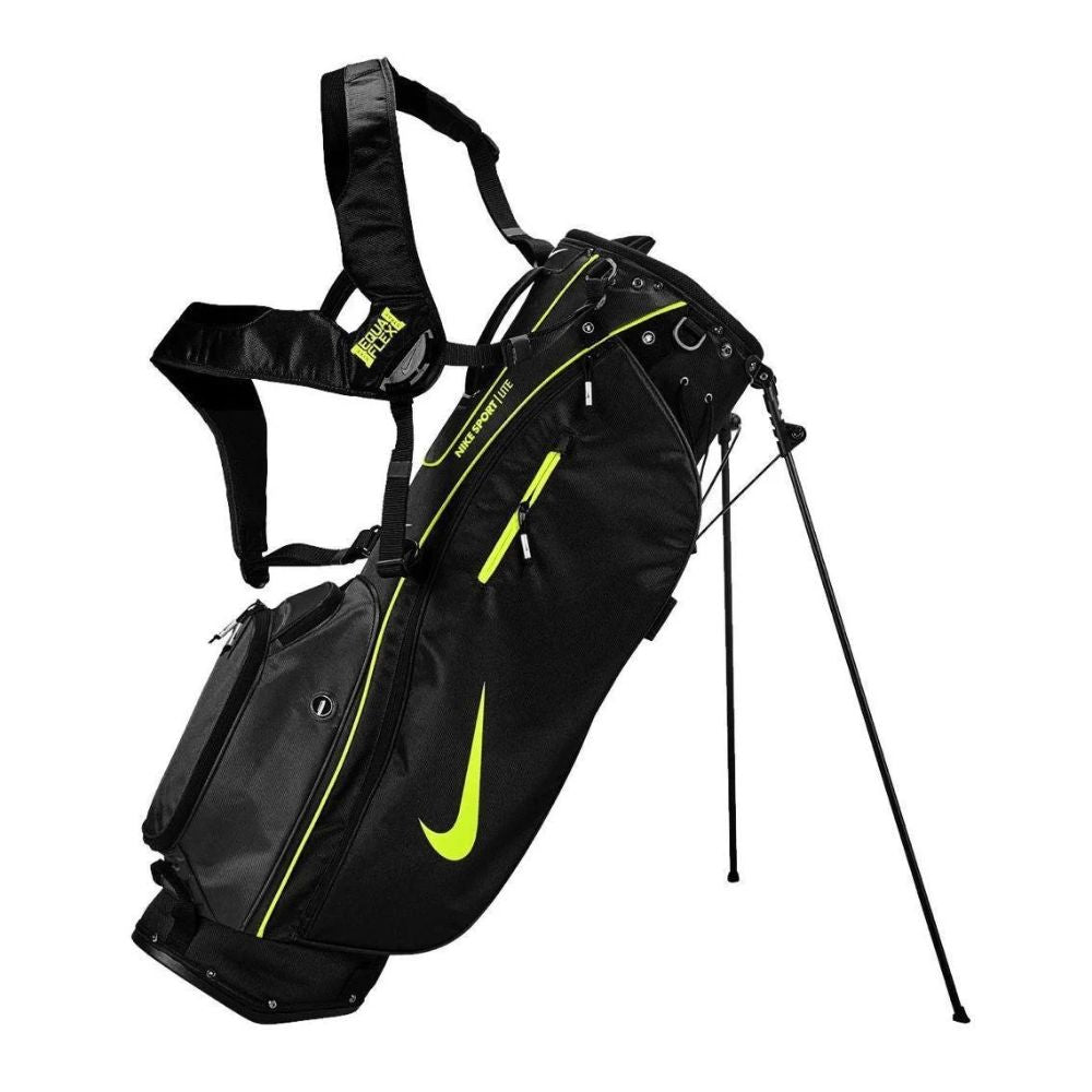 Nike Sport Lite Golf Bag - Black/Neon
