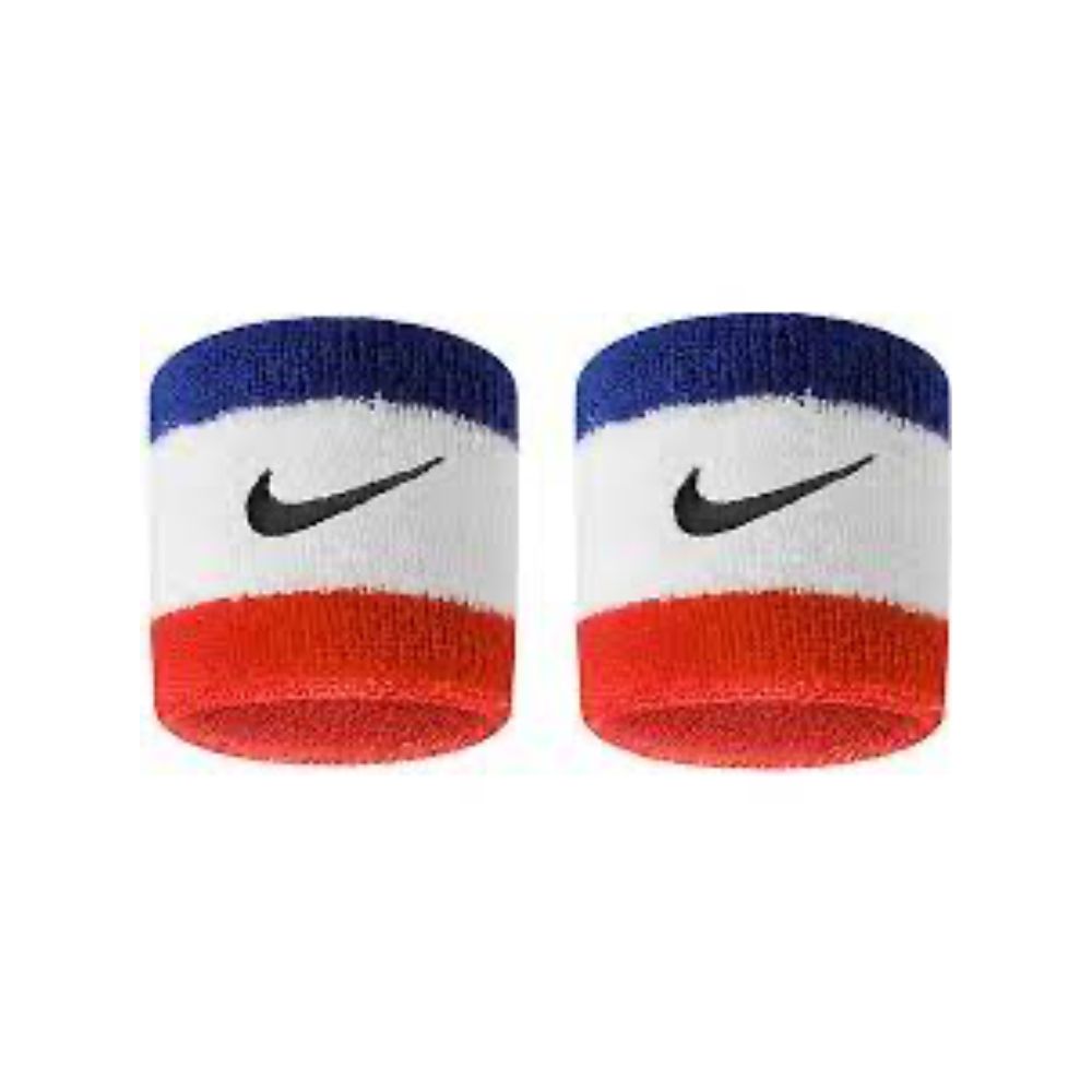 Nike Swoosh Wristband - White/Red/Navy