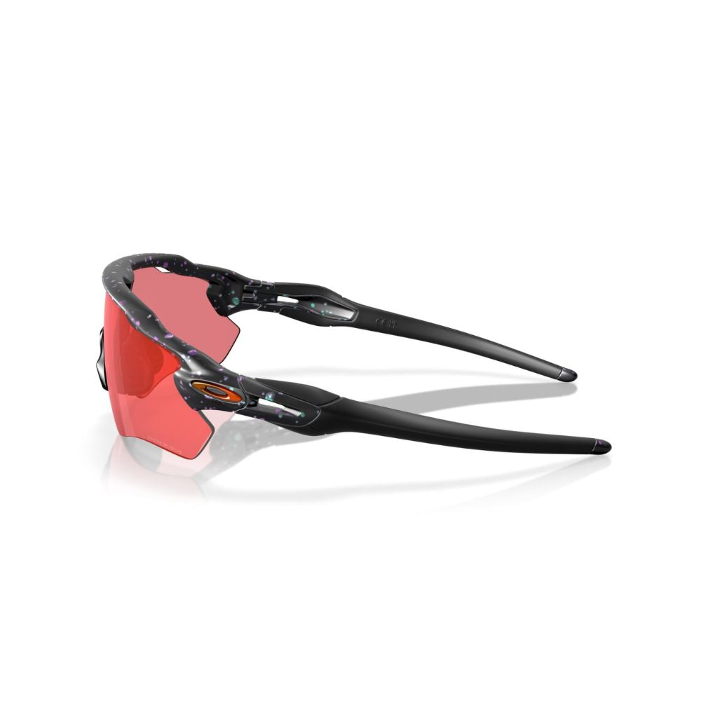 Oakley Radar EV Path Matte Green Purple Colorshift Splatter Sunglasses