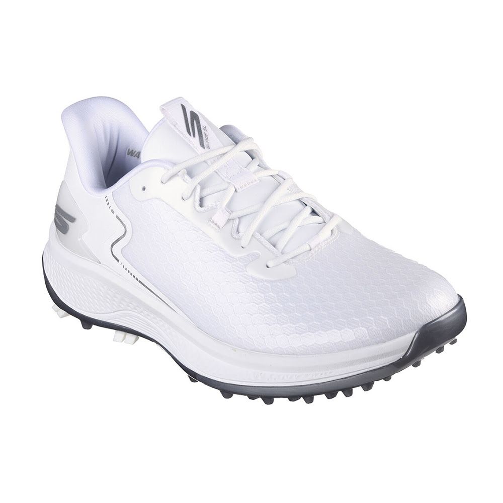 Skechers Go Golf Men's Blade GF Slip-Ins Spiked Golf Shoes - White