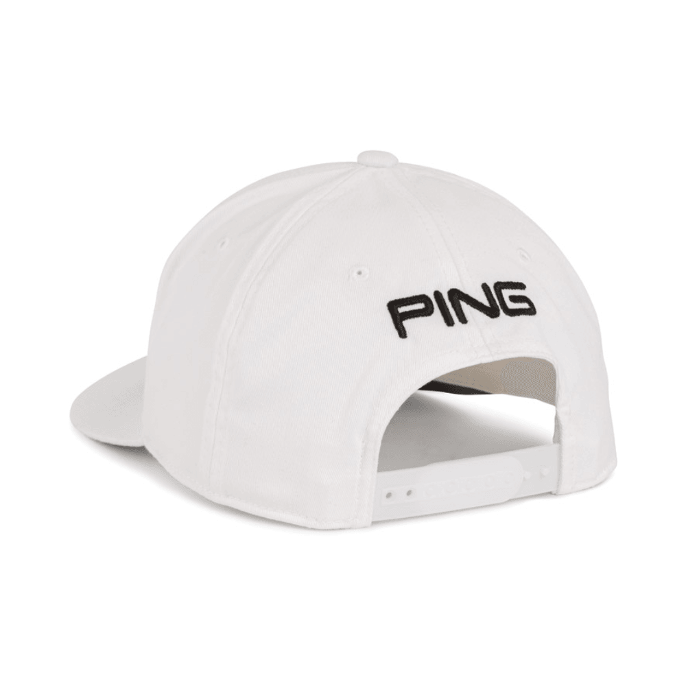Ping Men's Tour Classic Golf Cap - White In India | golfedge | India’s Favourite Online Golf Store | golfedgeindia.com