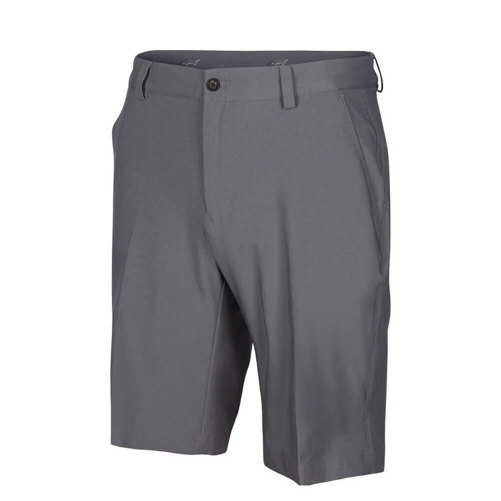 Greg Norman ML75 Microlux Stretch Shorts-Sterling In India | golfedge | India’s Favourite Online Golf Store | golfedgeindia.com