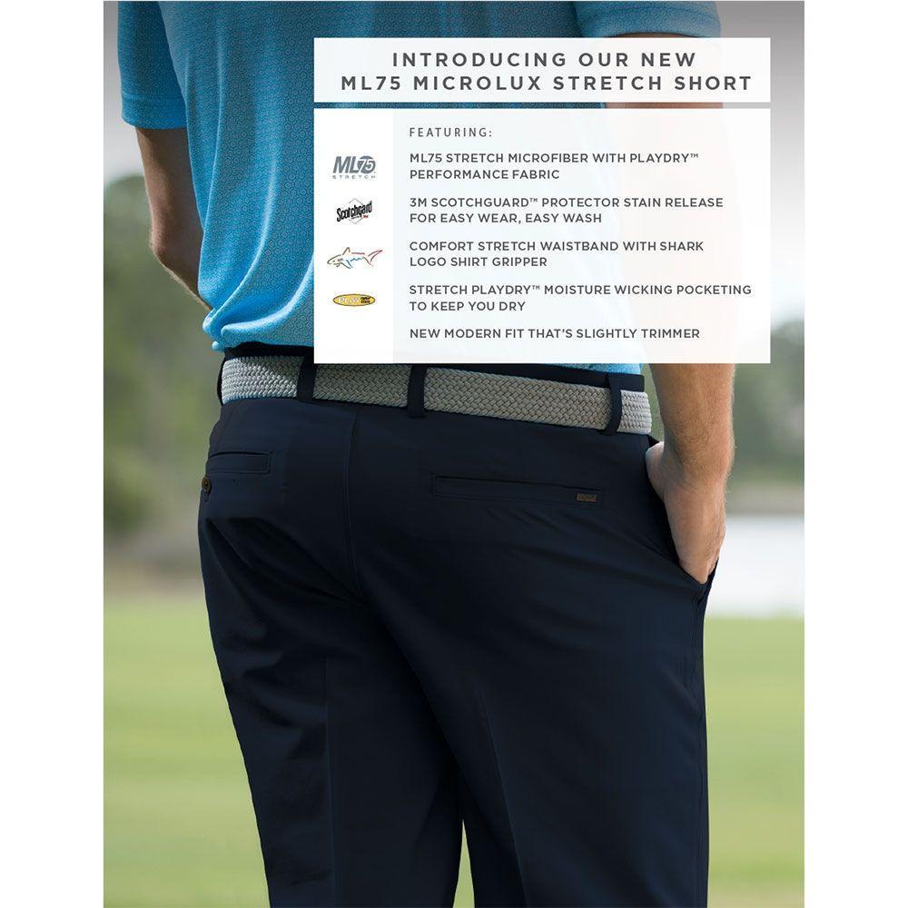 Greg Norman ML75 Microlux Stretch Shorts-White In India | golfedge | India’s Favourite Online Golf Store | golfedgeindia.com