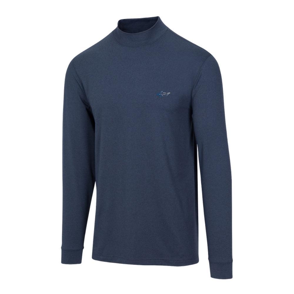 Greg Norman Signature L/S Mock Neck Tshirt In India | golfedge  | India’s Favourite Online Golf Store | golfedgeindia.com