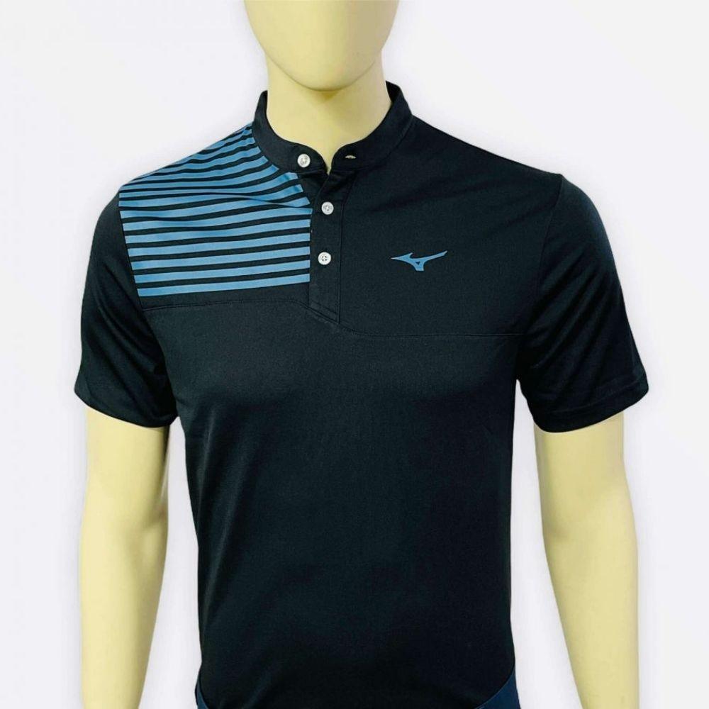 Mizuno Basic Stripe Panel Polo T-Shirt In India | golfedge | India’s Favourite Online Golf Store | golfedgeindia.com