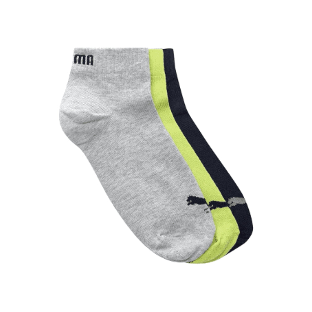 PUMA Unisex Quarter Socks (Pack of 3)