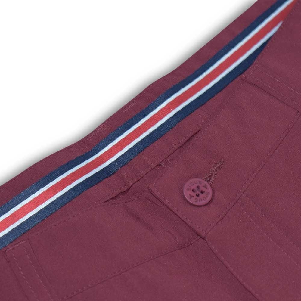 Sidus Men’s Performance Xtreme Trousers - MAROON In India | golfedge  | India’s Favourite Online Golf Store | golfedgeindia.com