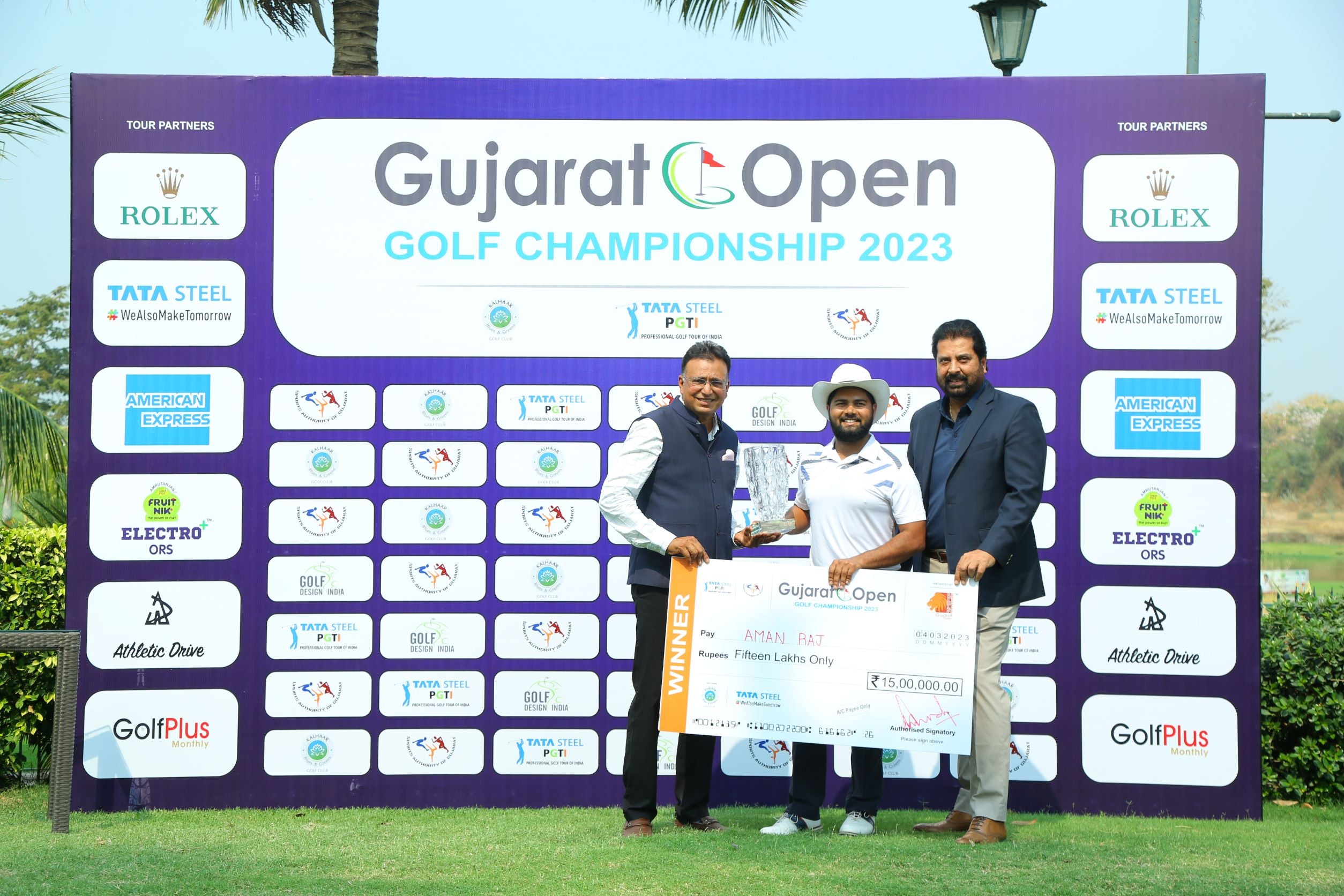 Aman Raj closes it out with a stoic final round 73 at Gujarat Open Golf Championship 2023