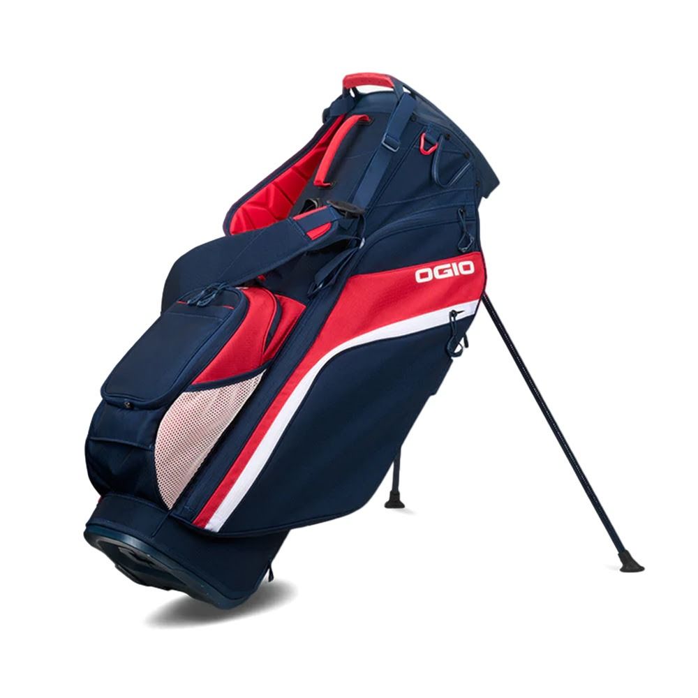 Ogio Woode Hybrid Stand Bag - Red/White/Blue