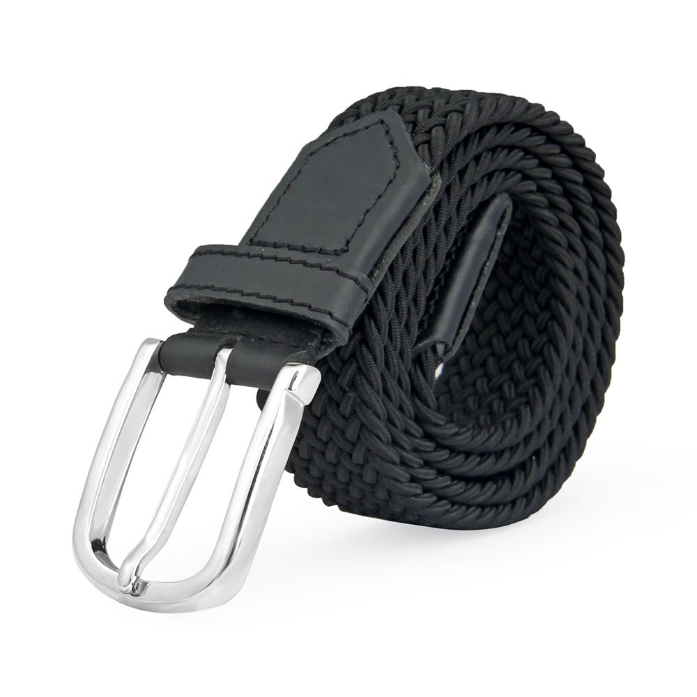 Jack Nicklaus Men's Elastic Stretch Golf Belt - Black