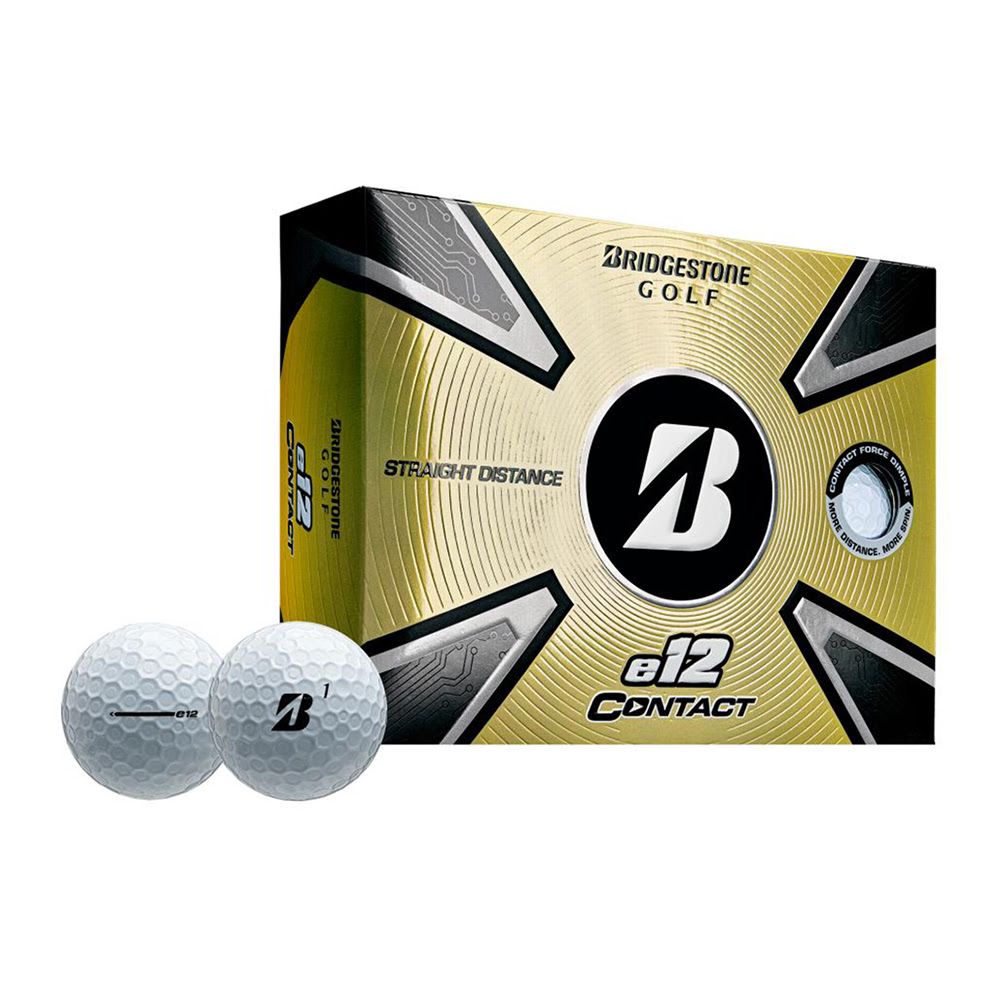 Bridgestone E12 Contact Golf Balls - White