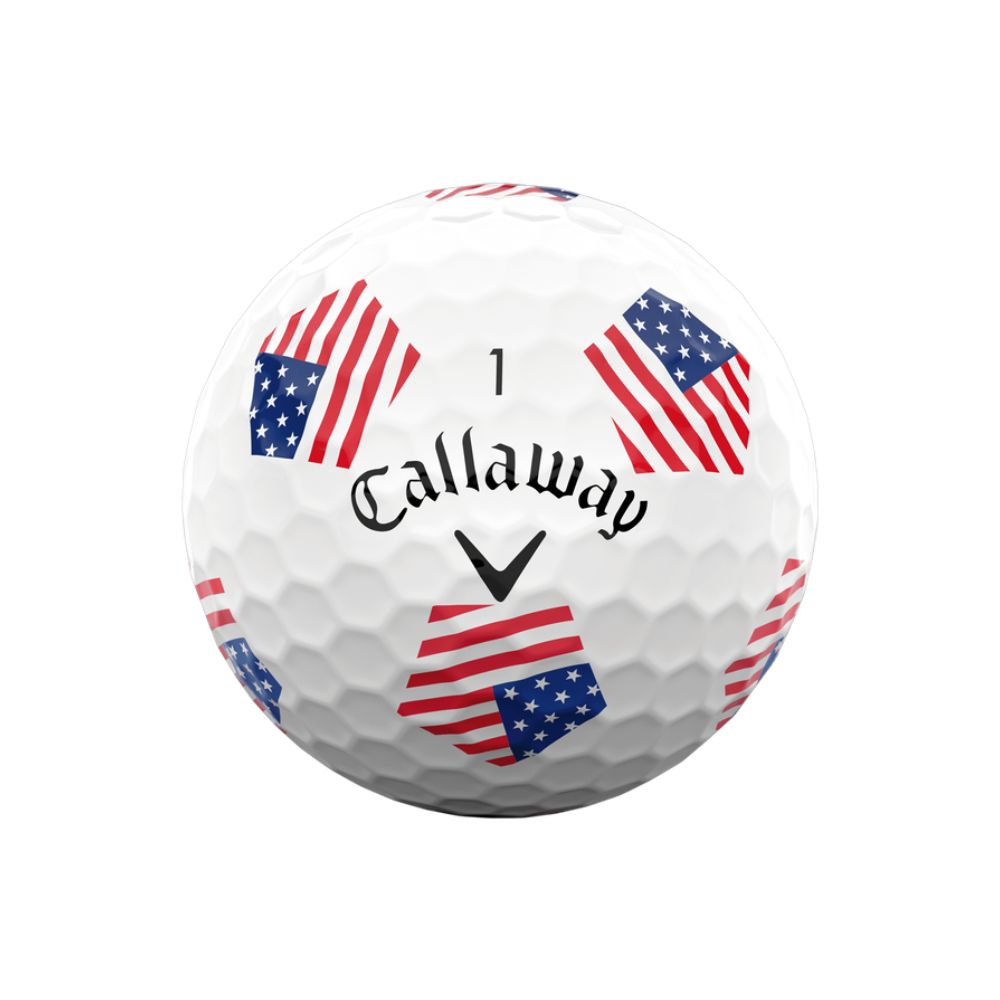 Callaway Chrome Soft Truvis Team USA Golf Balls - Limited Edition