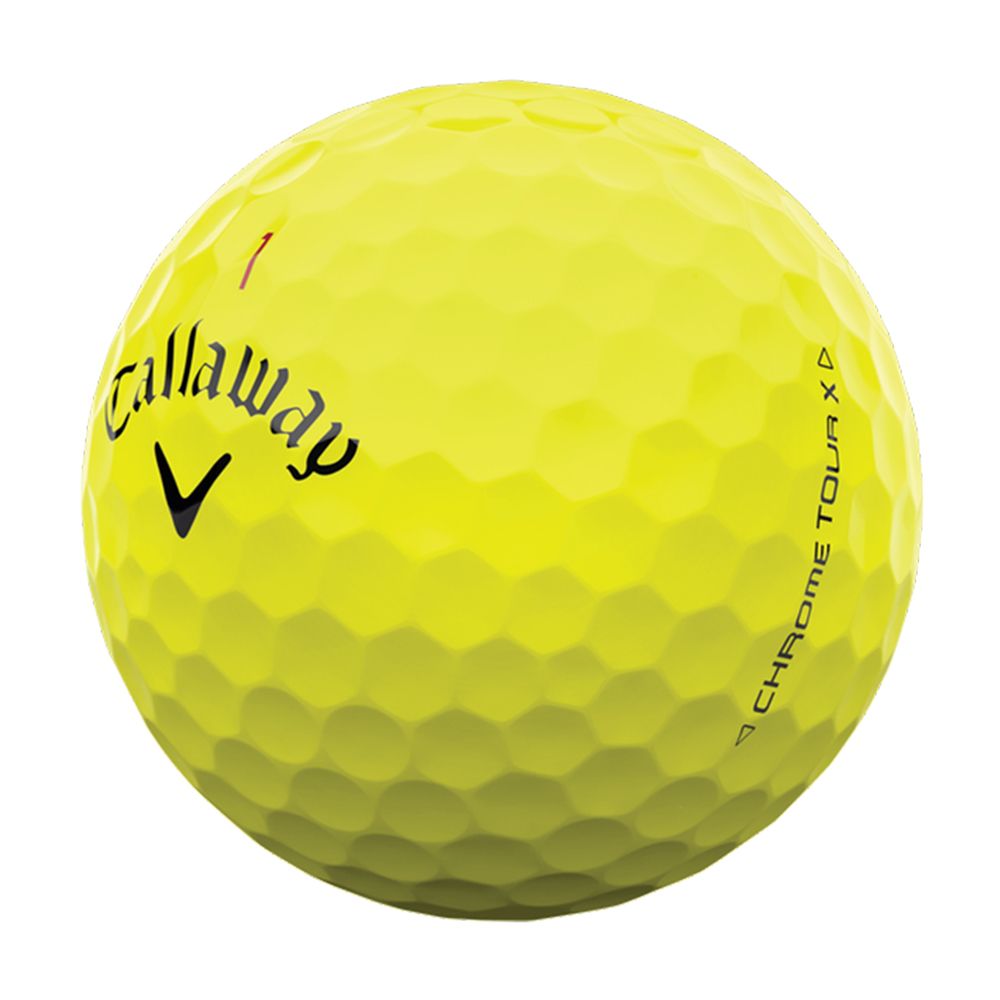 Callaway Chrome Tour X Golf Balls - Yellow