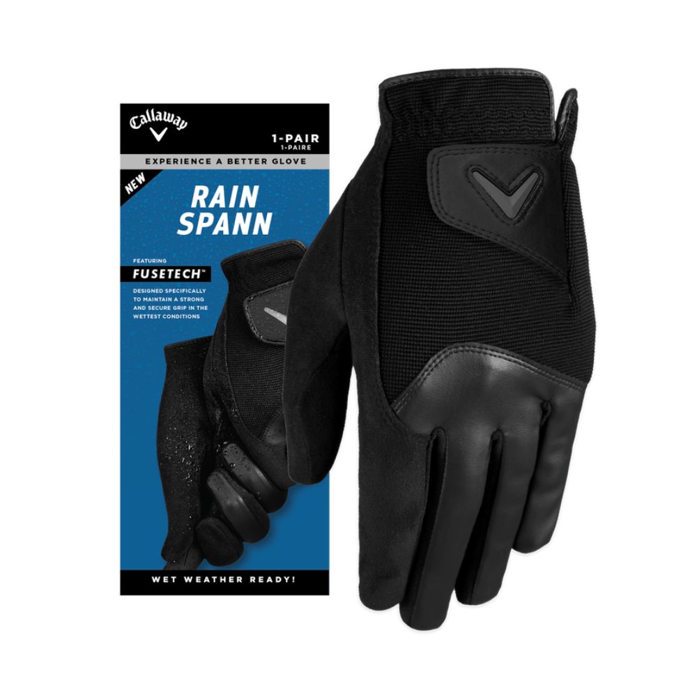 Callaway Men's Rain Spann Golf Gloves (Pair)