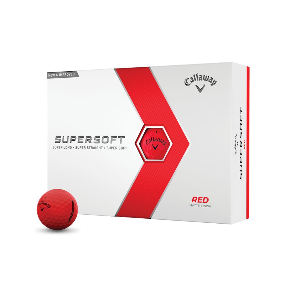 Callaway Super Soft Golf Balls - Red