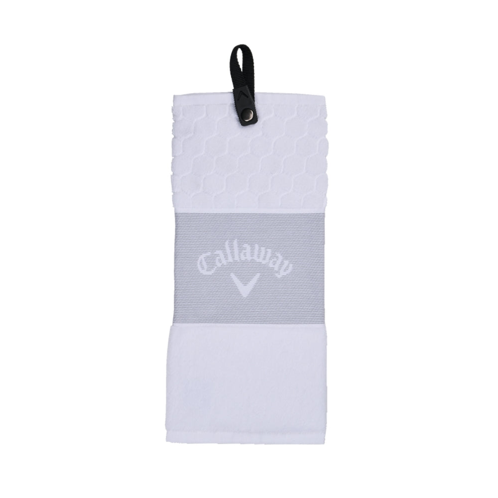 Callaway Trifold Golf Towel - White