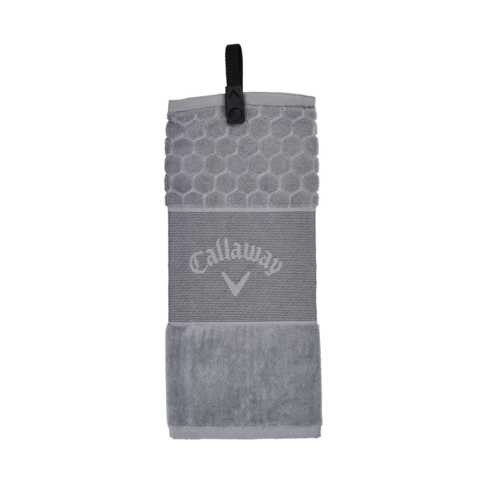 Callaway Trifold Golf Towel - Silver