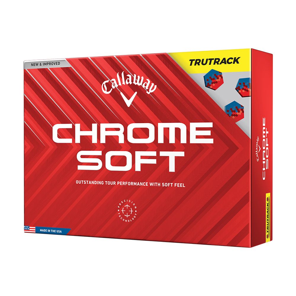 Callaway Chrome Soft TruTrack Golf Balls - Yellow