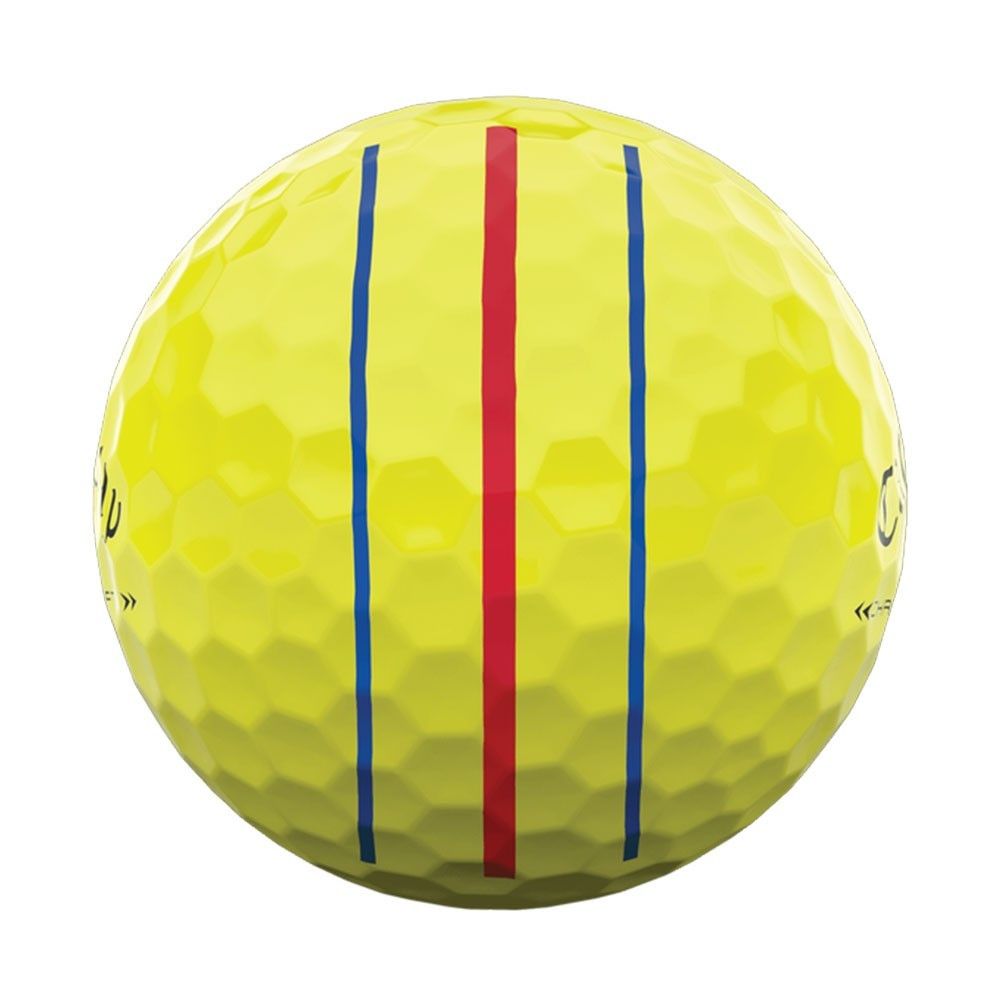 Callaway Chrome Soft X LS Triple Track Golf Balls - Yellow