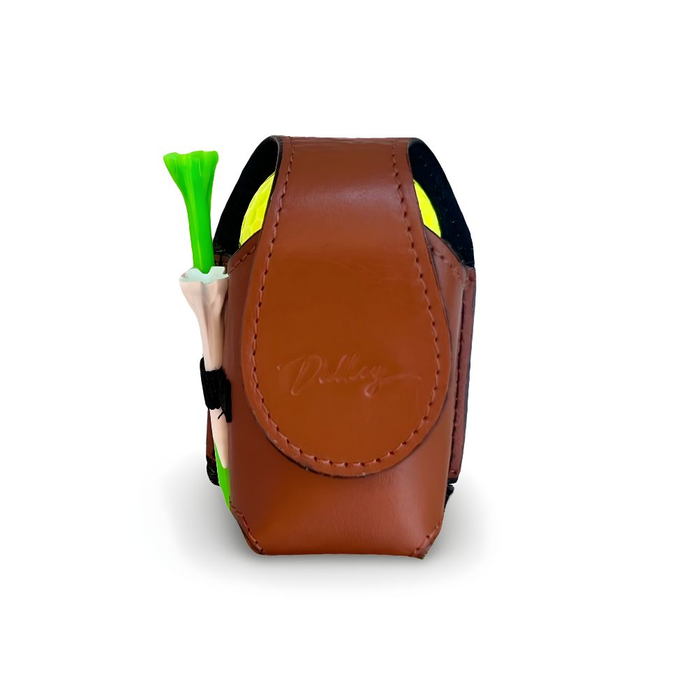 Dalkey Leather Golf Ball Pouch