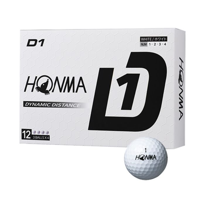 Honma D1 Golf Balls - White