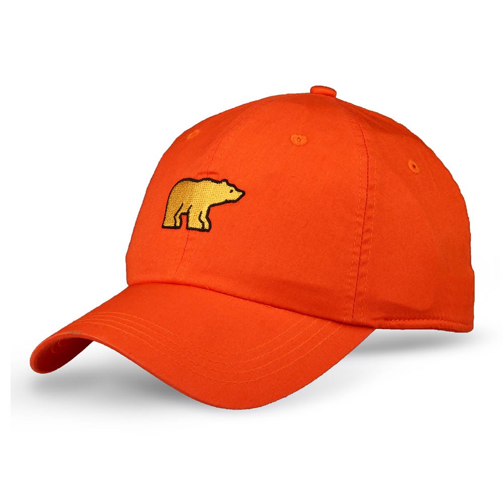 Jack Nicklaus Men's Lightweight Cotton Golf Cap - Orange